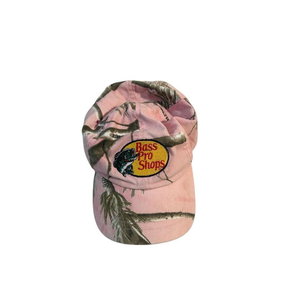 Bass Pro Shop Pink little girls realtree camo‎ infant toddler hat os